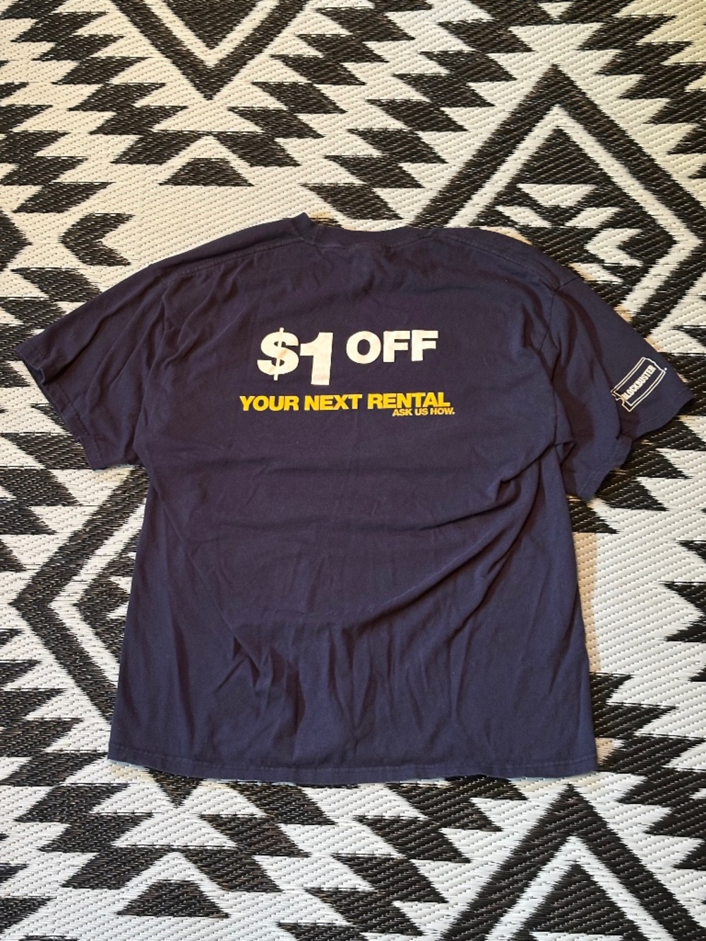 Y2K Blockbuster Employee Uniform T-Shirt